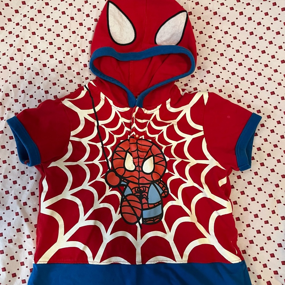 Spider-Man toddler shirt with hood!